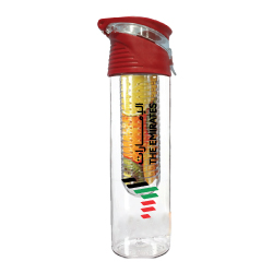 Emirates Logo Red Water Bottle with Fruit Infuser TZ-TM-002-R